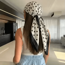 Sophie Polka Dot Silk Scarf
