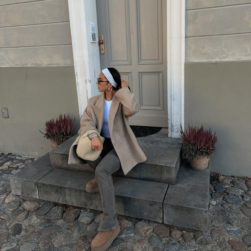 Suede Woven Mini Handbag