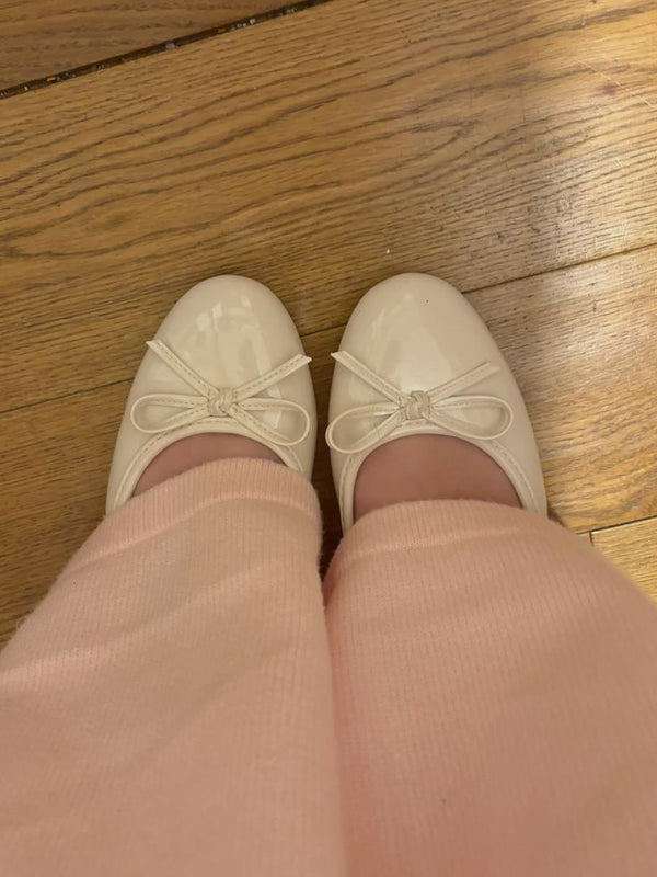 Suzette ballerina's met strik