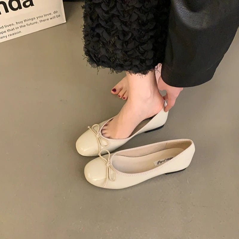 Suzette ballerina's met strik