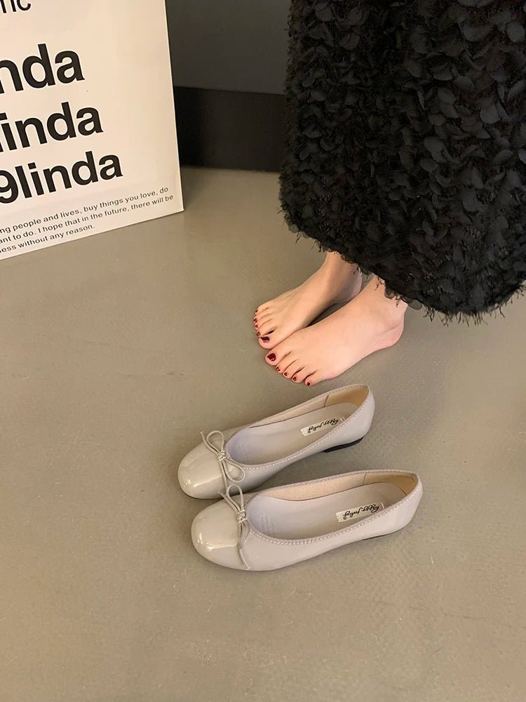 Suzette ballerina's met strik