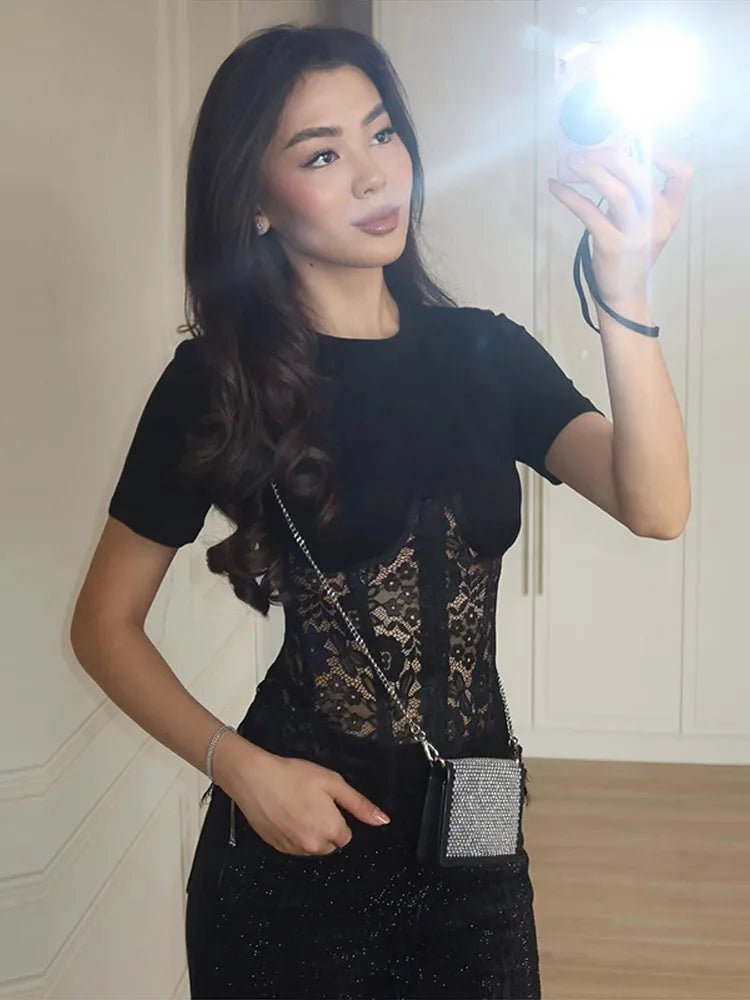 Suzie kanten corsettop