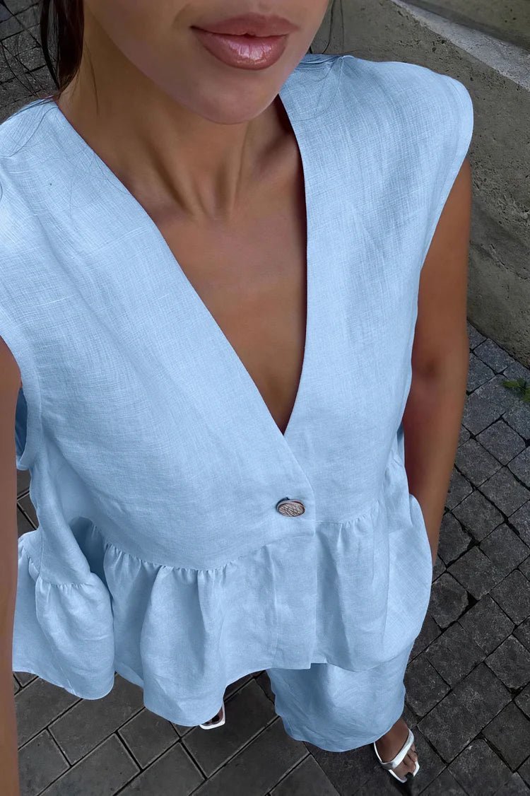 Sydney-set met vest met ruches en broek