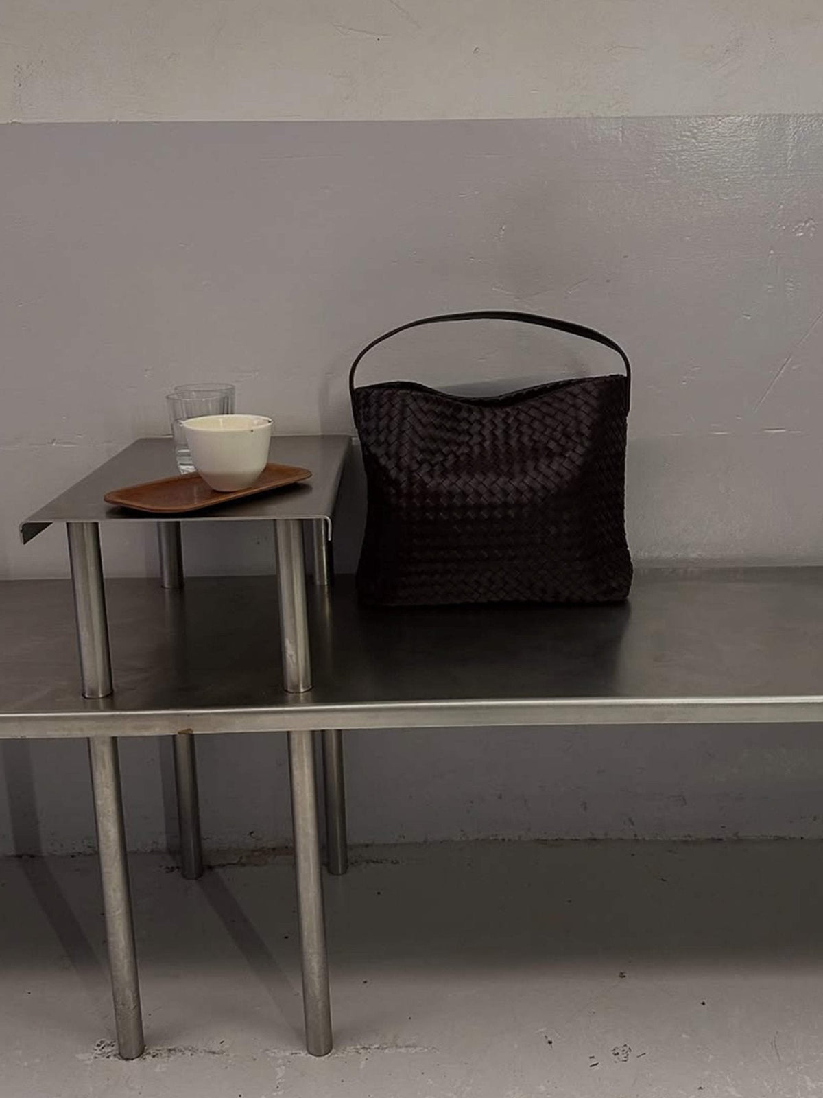 Sylvia geweven totebag