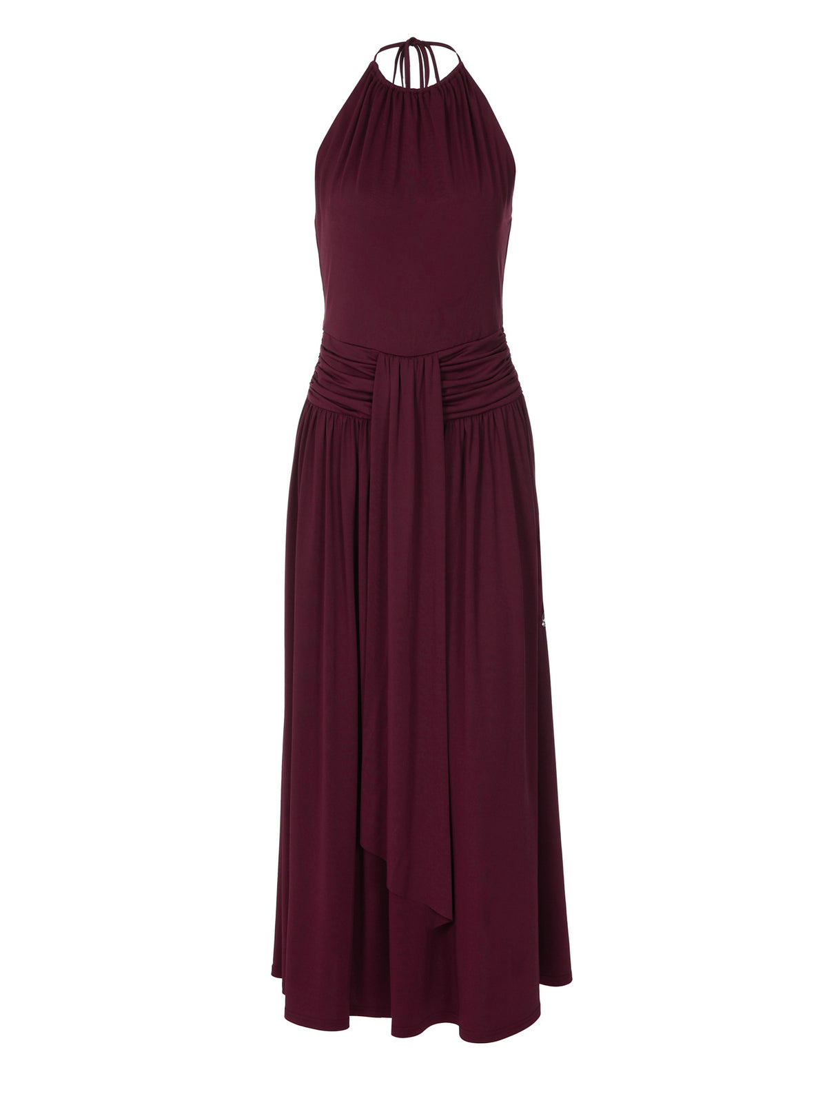 Dora maxi-jurk met halternek