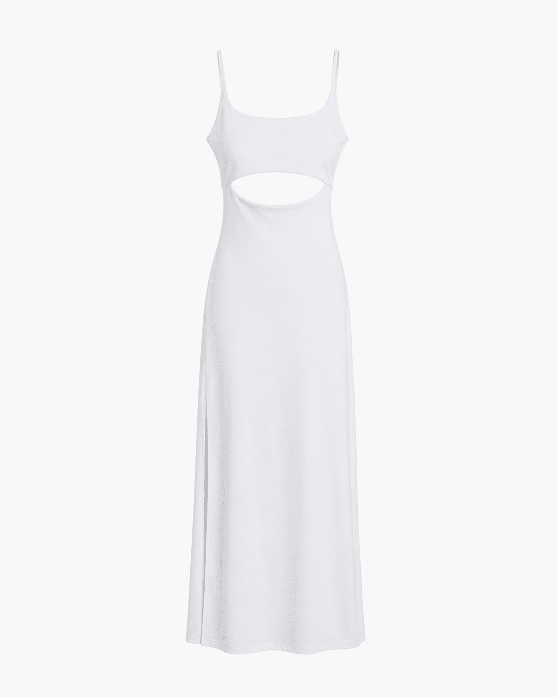Violette rugloze jurk met spaghettibandjes
