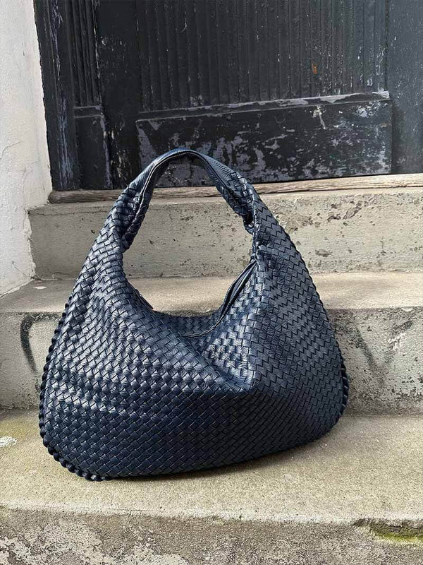 Gevlochten tas XL