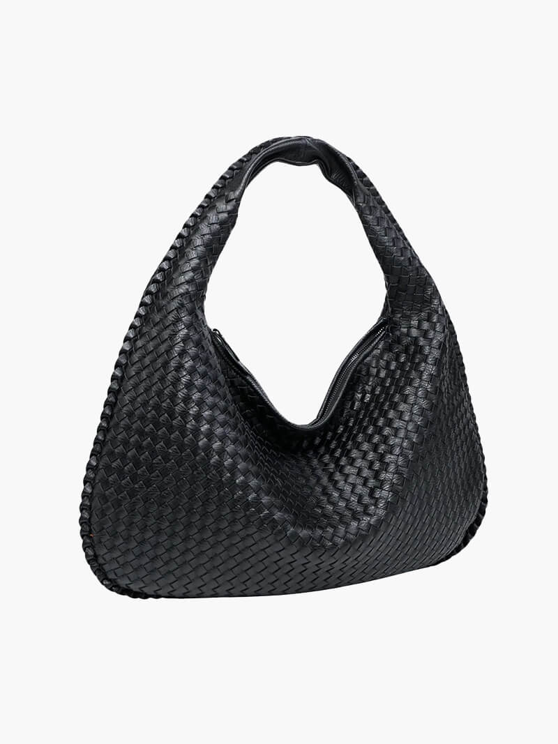 Gevlochten tas XL