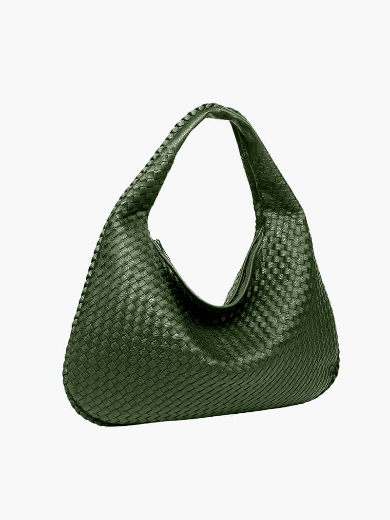 Gevlochten tas XL