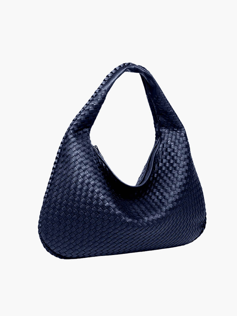 Gevlochten tas XL