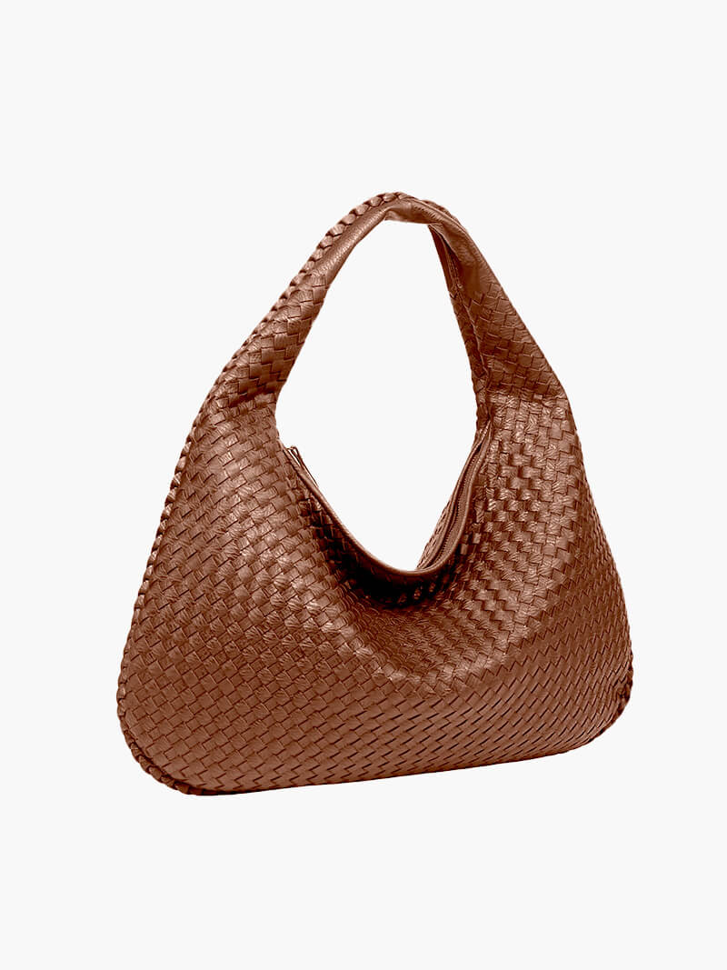 Gevlochten tas XL