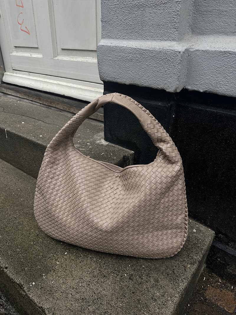 Gevlochten tas XL